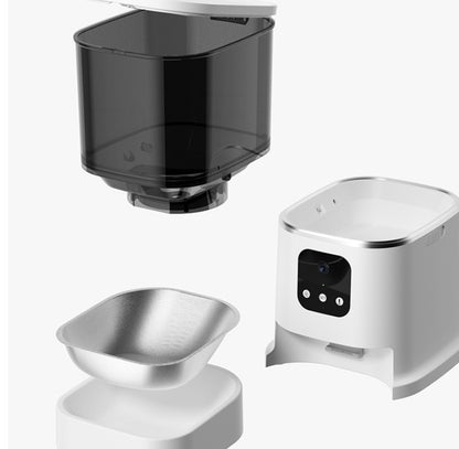 Automatic Pet Feeder With Voice Recorder and Timer