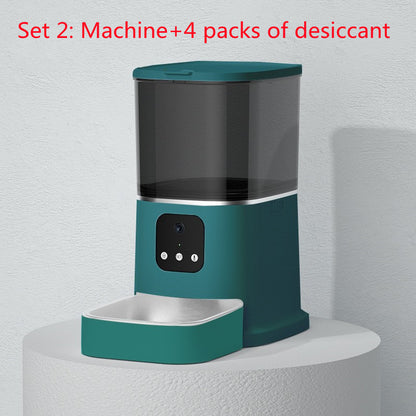 Automatic Pet Feeder With Voice Recorder and Timer