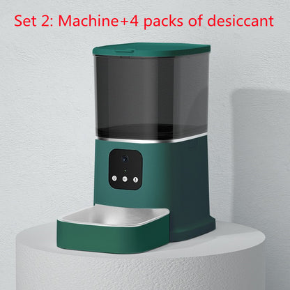Automatic Pet Feeder With Voice Recorder and Timer